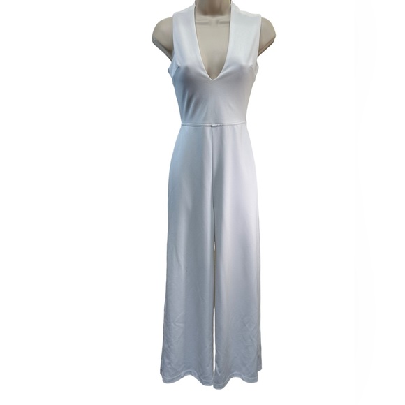 Lulus Thinking Out Loud White Backless Jumpsuit - Picture 8 of 13